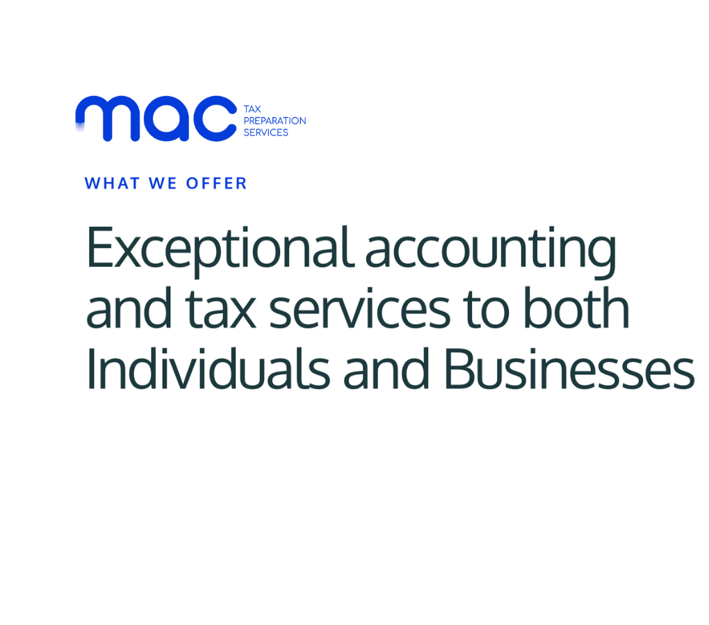 Mac Tax Preparation Services